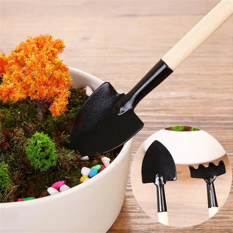 Mini Garden Tools Three-Piece Set