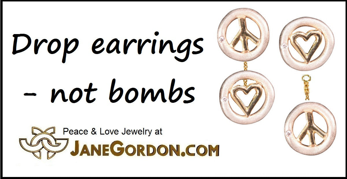 Peace and Lots of It. 18K Gold & Abundance Overflow of Diamonds
