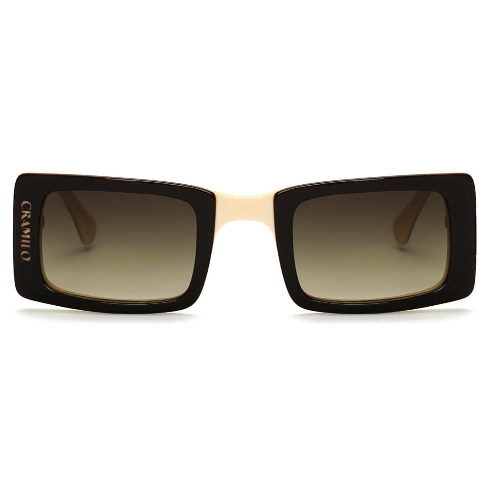 DAYTON | Unique Futuristic Unisex Postmodern Rectangle Square Sunglasses-4