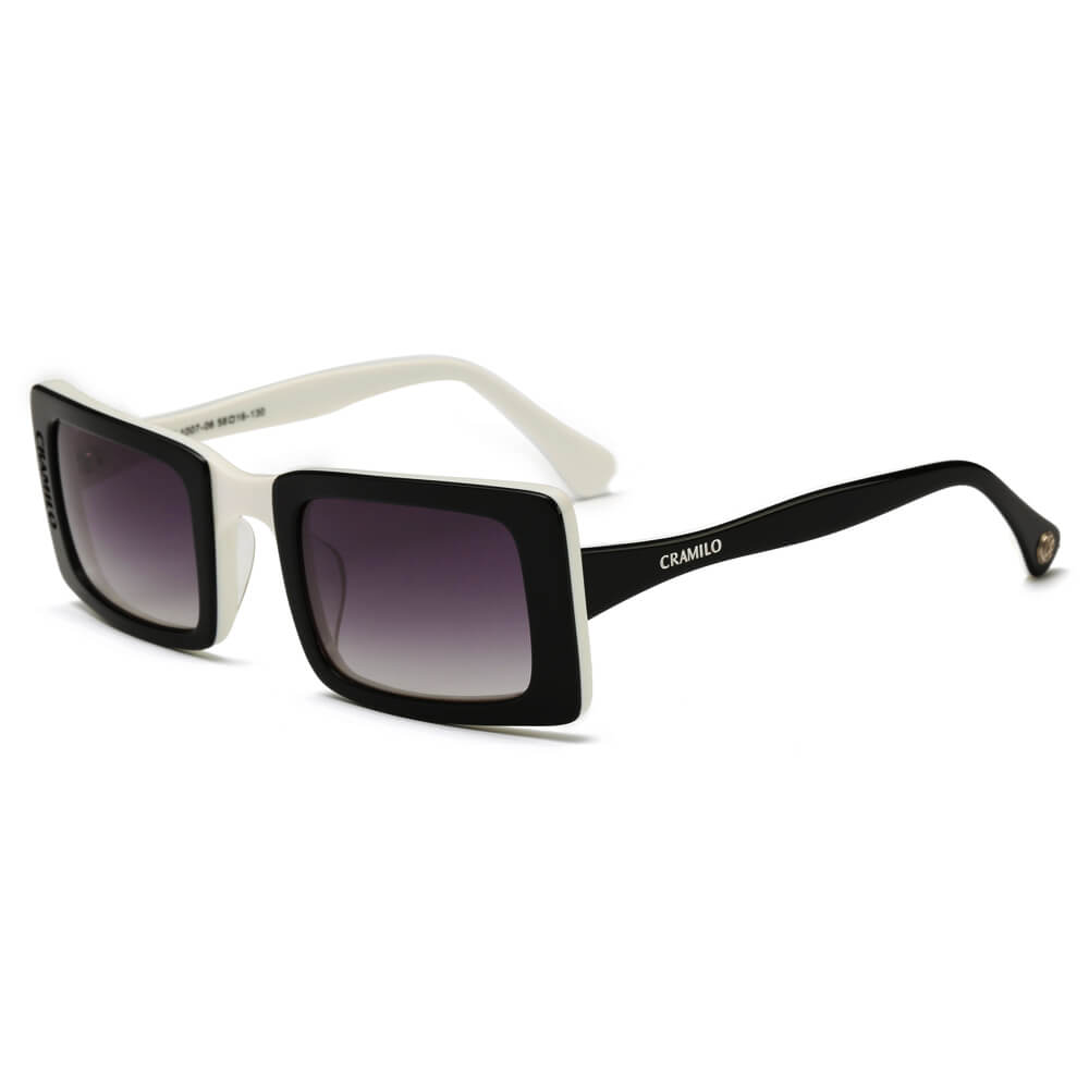 DAYTON | Unique Futuristic Unisex Postmodern Rectangle Square Sunglasses-6