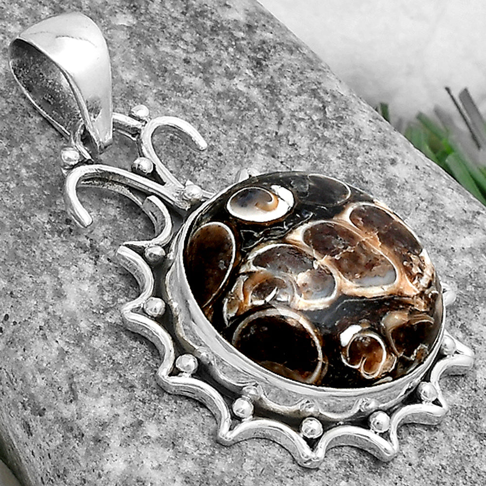 Natural Turtella Jasper - USA Pendant P-1249 SDP120691
