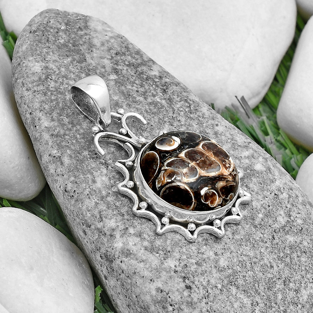 Natural Turtella Jasper - USA Pendant P-1249 SDP120691