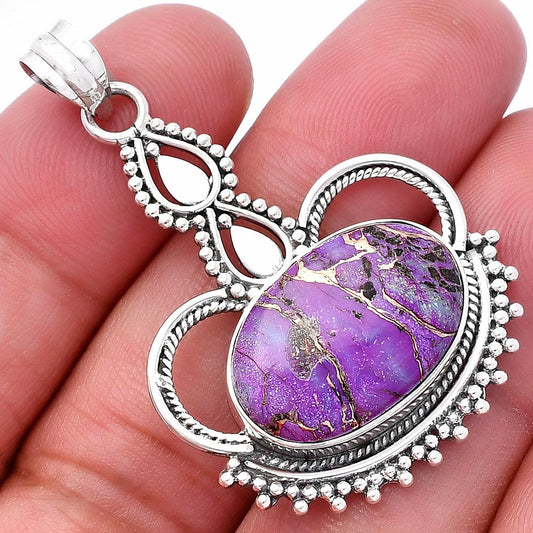 Copper Purple Turquoise - Arizona Pendant P-1579 SDP145032