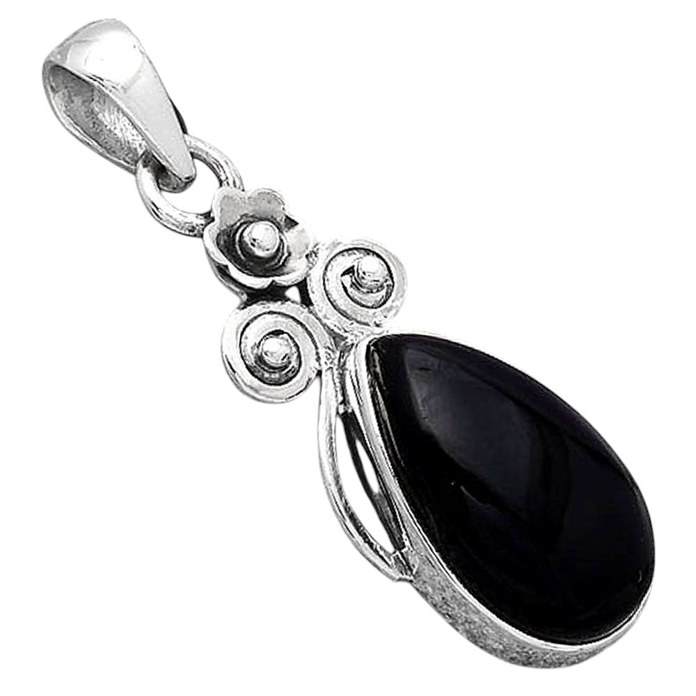 Natural Tektite Cab - Greek Pendant P-1690 SDP154108