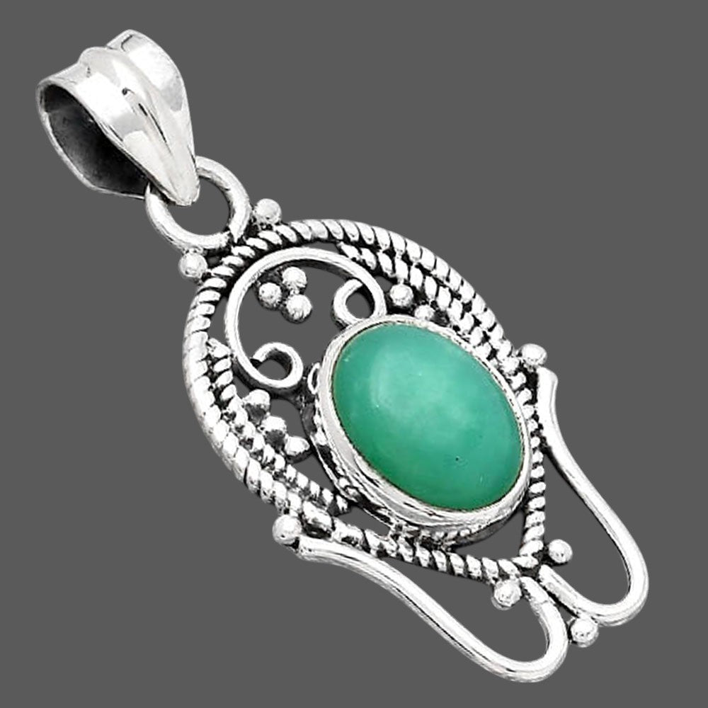 Natural Chrysoprase - Australia Pendant P-1681 SDP155032