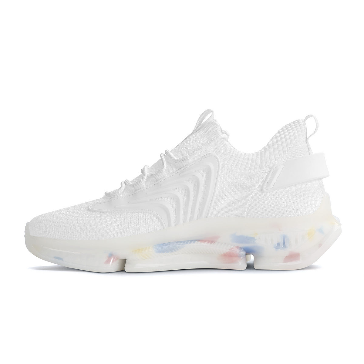 White Air-Cushion Sneakers