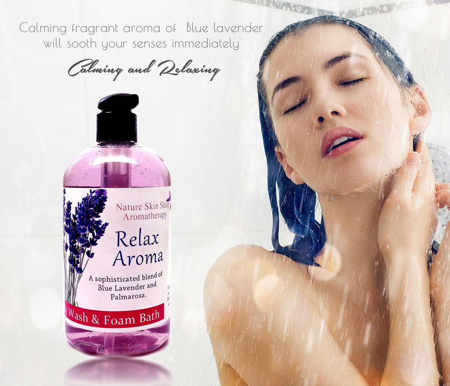 Aromatherapy Relax Lavender Shower Bath Gel