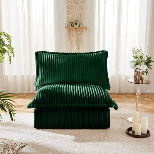 Koala Armless Sofa - Green