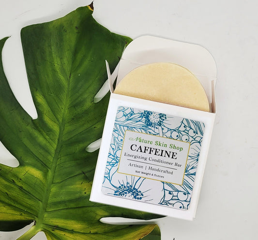 Caffeine Solid Bar Energizing Hair Conditioner For Fuller Hair and Stop Hair Loss