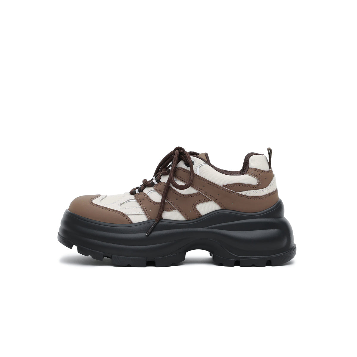 Casual Round-Toe Platform Sneakers