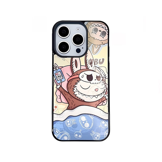 Double Trouble Magnetic 3D Flip Image Labubu Phone Case