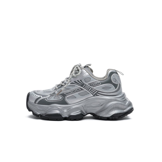 Fancy Silver Training Sneakers-0