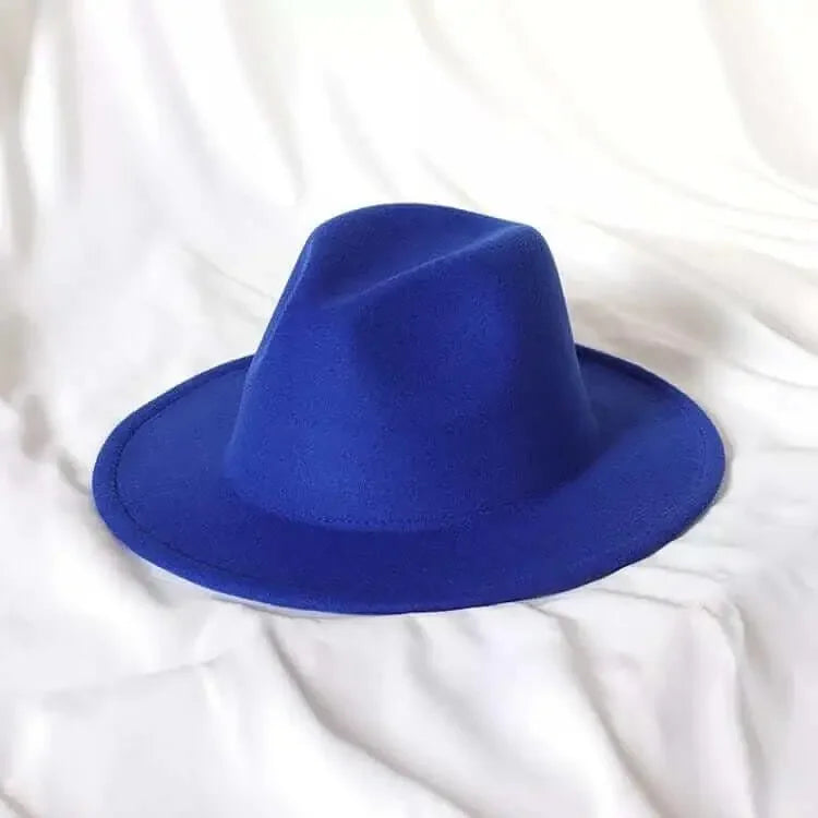 Stiff Solid Fedora Hat