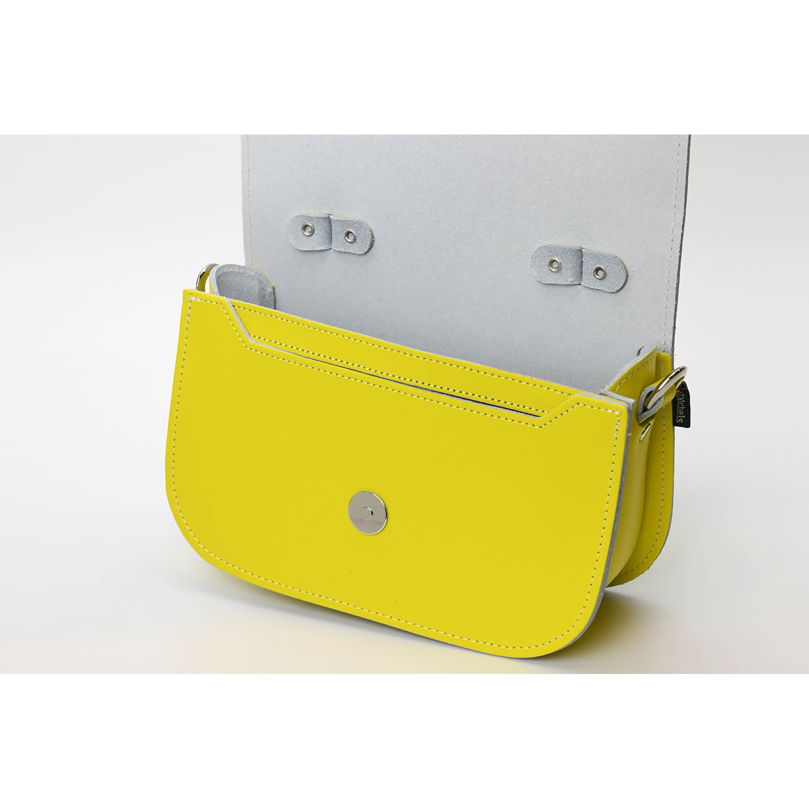 Aura Handmade Leather Bag - Daffodil Yellow-2