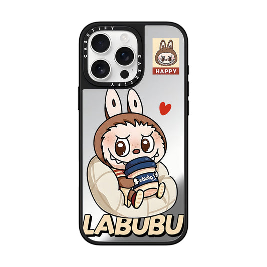 Labubu Chillin with Good Energy Phone Case
