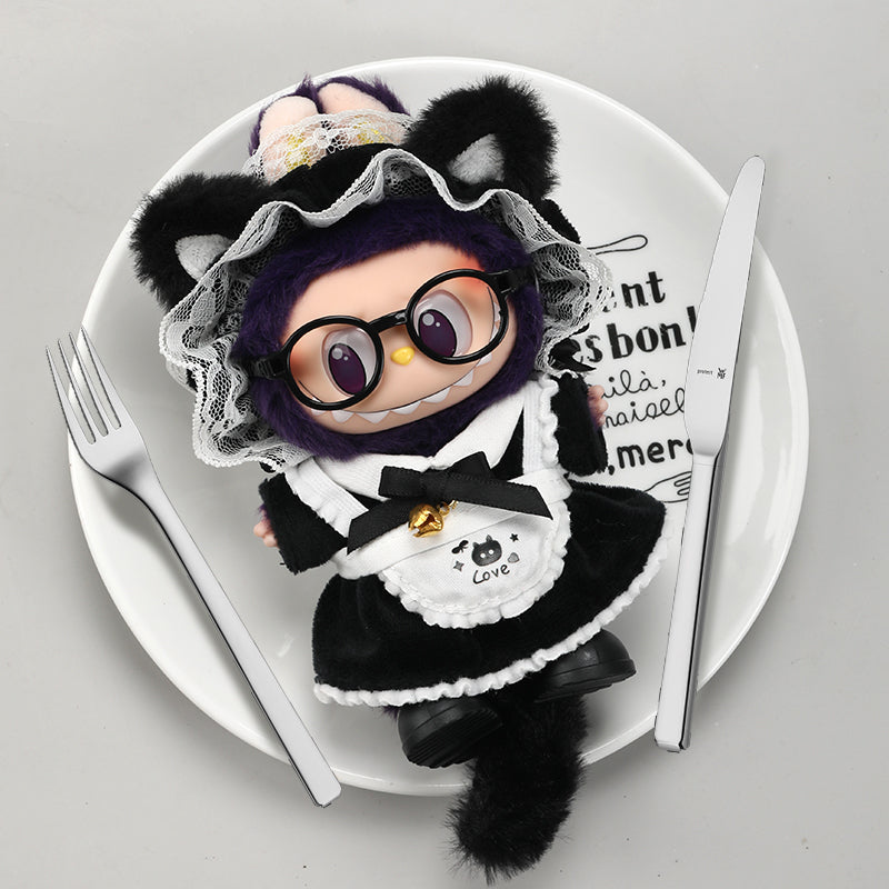 Labubu Kitty Maid Outfit