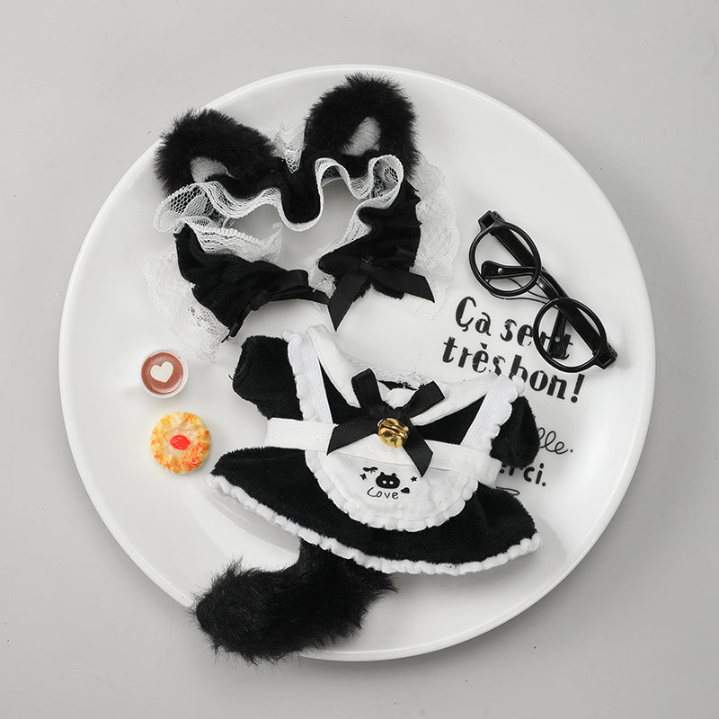 Labubu Kitty Maid Outfit