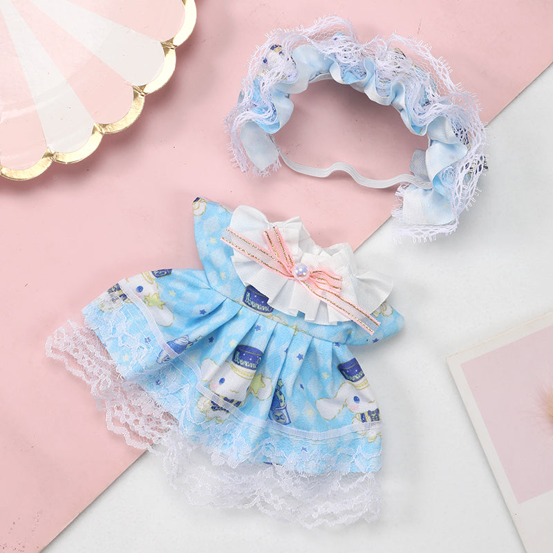 Labubu Sku Blue Princess Outfit