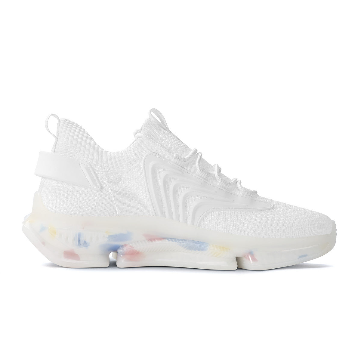 White Air-Cushion Sneakers
