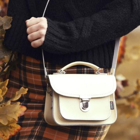 Luna Handmade Leather Bag - Purple