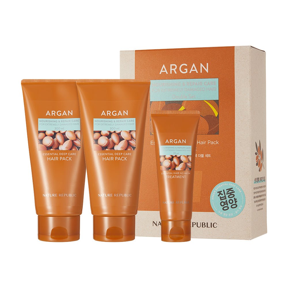 Argan Essential Deep Care Hair Pack Double Set