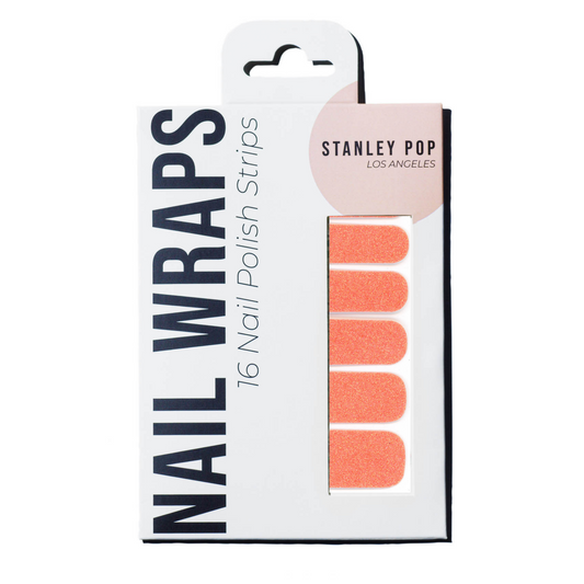 Orangesicle Nail Polish Wraps