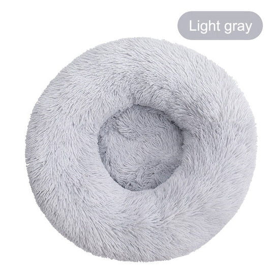 Soft Pet Dog Bed Round Winter warm Long Plush Dog House Cushion Cat Beds Mats Sofa for Samll large Dogs kennel Pet supplies