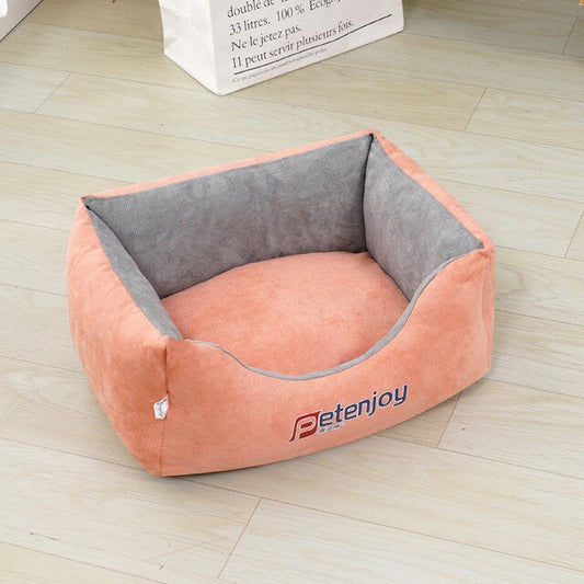 Pet Dog Bed Super Soft Dog Kennel Comfortable Cat Deep Sleeping Sofa Basket Pet House Bed for Teddy Small Dogs Cats Supplies