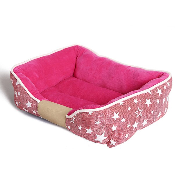Non-slip Pet Dog Bed Soft Comfortable Pet Sofa Winter Warm Cat House Puppy Cushion Removable Pets Sleeping Bed Mat for Dogs Cats