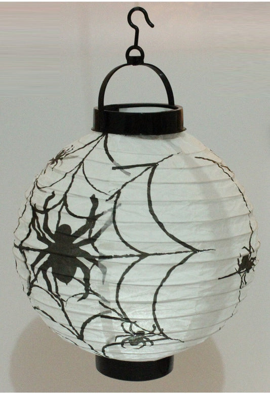 Halloween Handheld Halloween Pumpkin Paper Lantern Hanging Light-Up Pendant 4 pieces set