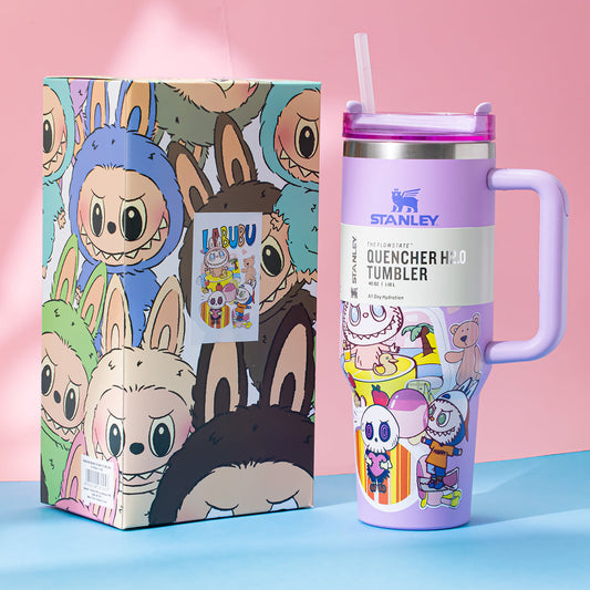 Stanley x Labubu Comical Fun Lavender Quencher H2O Tumbler [Limited Edition]