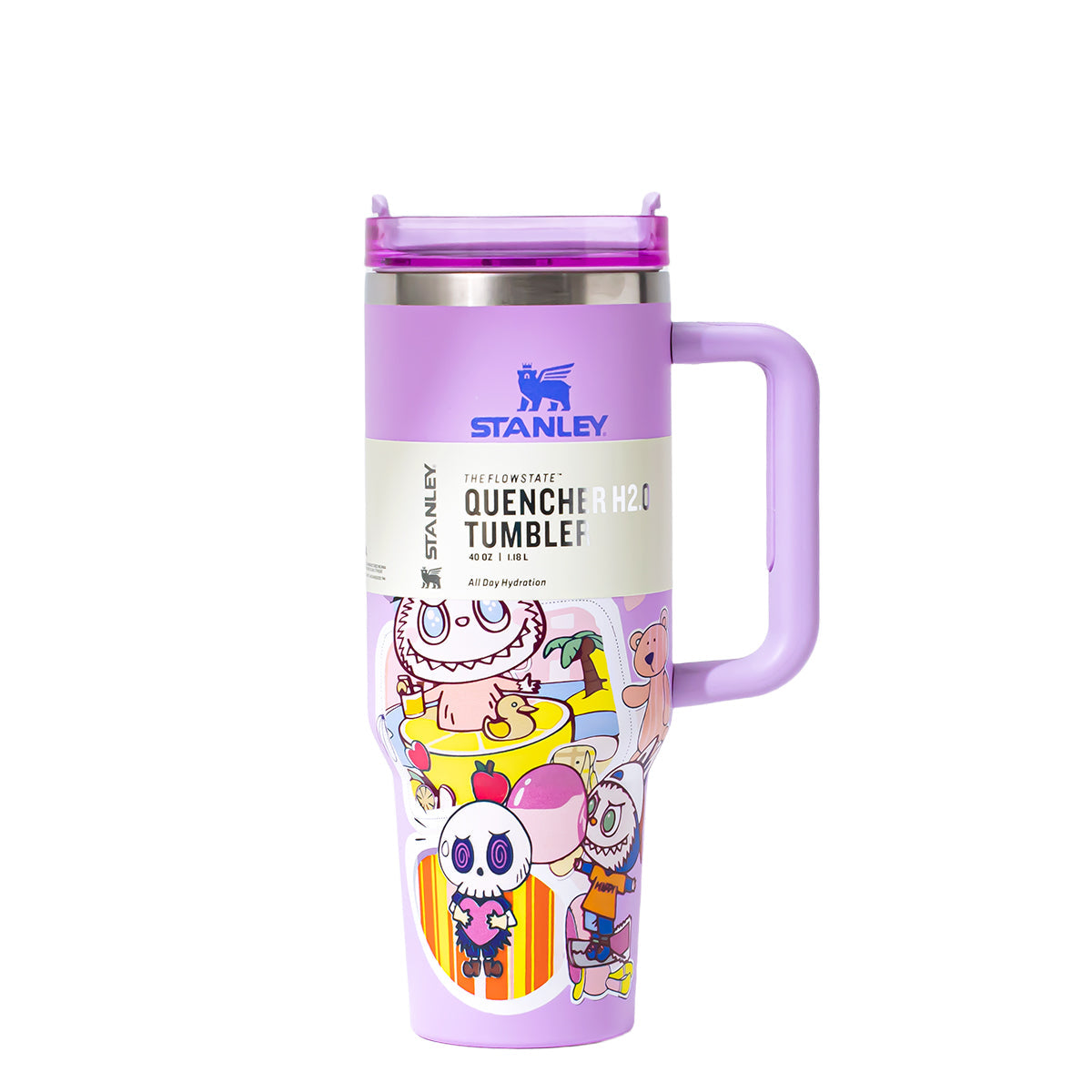 Stanley x Labubu Comical Fun Lavender Quencher H2O Tumbler [Limited Edition]