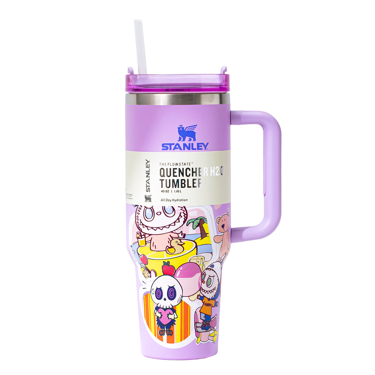 Stanley x Labubu Comical Fun Lavender Quencher H2O Tumbler [Limited Edition]
