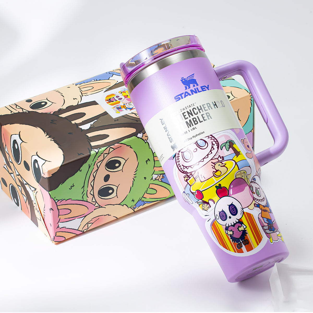 Stanley x Labubu Comical Fun Lavender Quencher H2O Tumbler [Limited Edition]