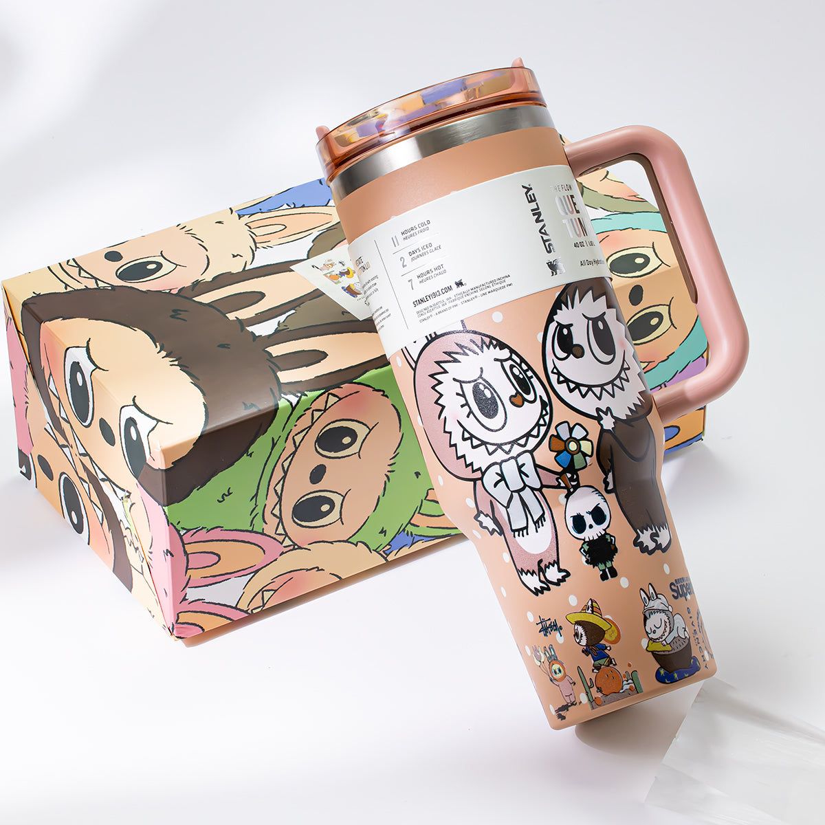 Stanley x Labubu Sweet Apricot Quencher H2O Tumbler [Limited Edition]
