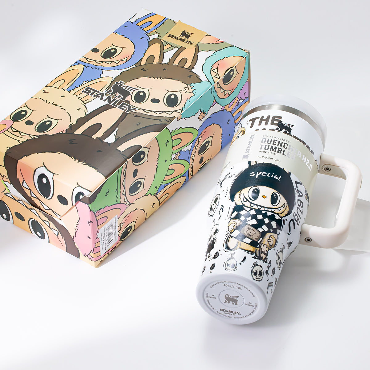 Stanley x Labubu White Sketchbook Quencher H2O Tumbler [Limited Edition]