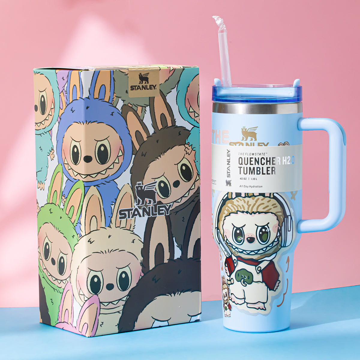 Stanley x Labubu Winter Blue Quencher H2O Tumbler [Limited Edition]